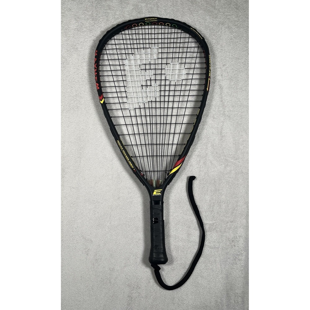 E-Force Mayhem MLS Racquetball Racquet 32.5 LongString 22" x 10.5" Cross Strings